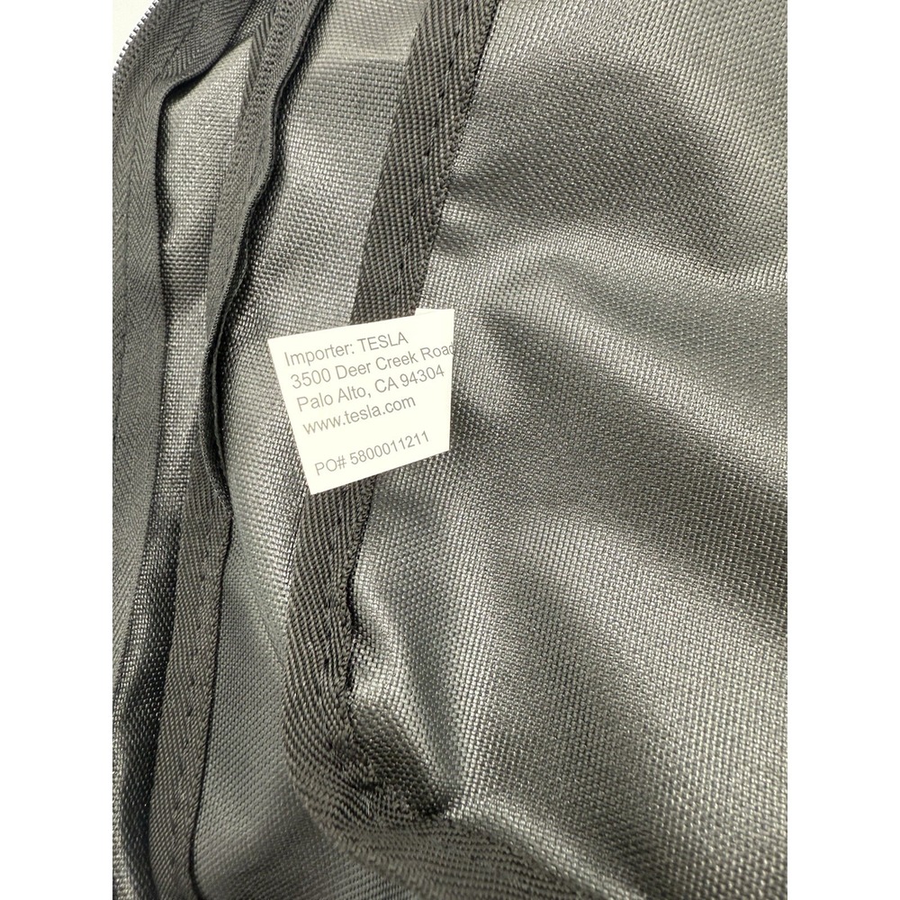 Tesla Gray Travel Storage Bag Gear Organizer Case with Logo - Picture 3 of 3